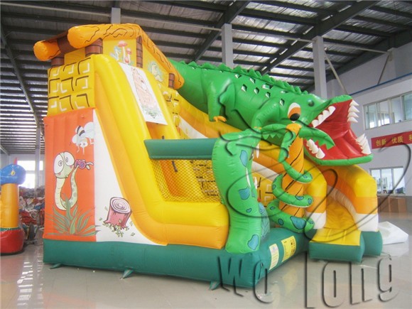  Inflatable Crocodile slide